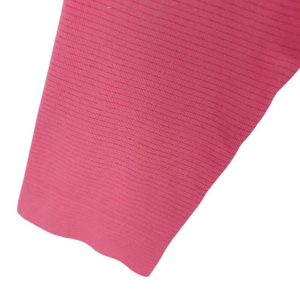 Brooks Pink Ribbed Running Top LG - Picture 12 of 13